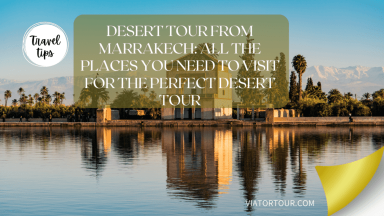 Desert tour from Marrakech: All the Places you Need To Visit for the Perfect Desert Tour